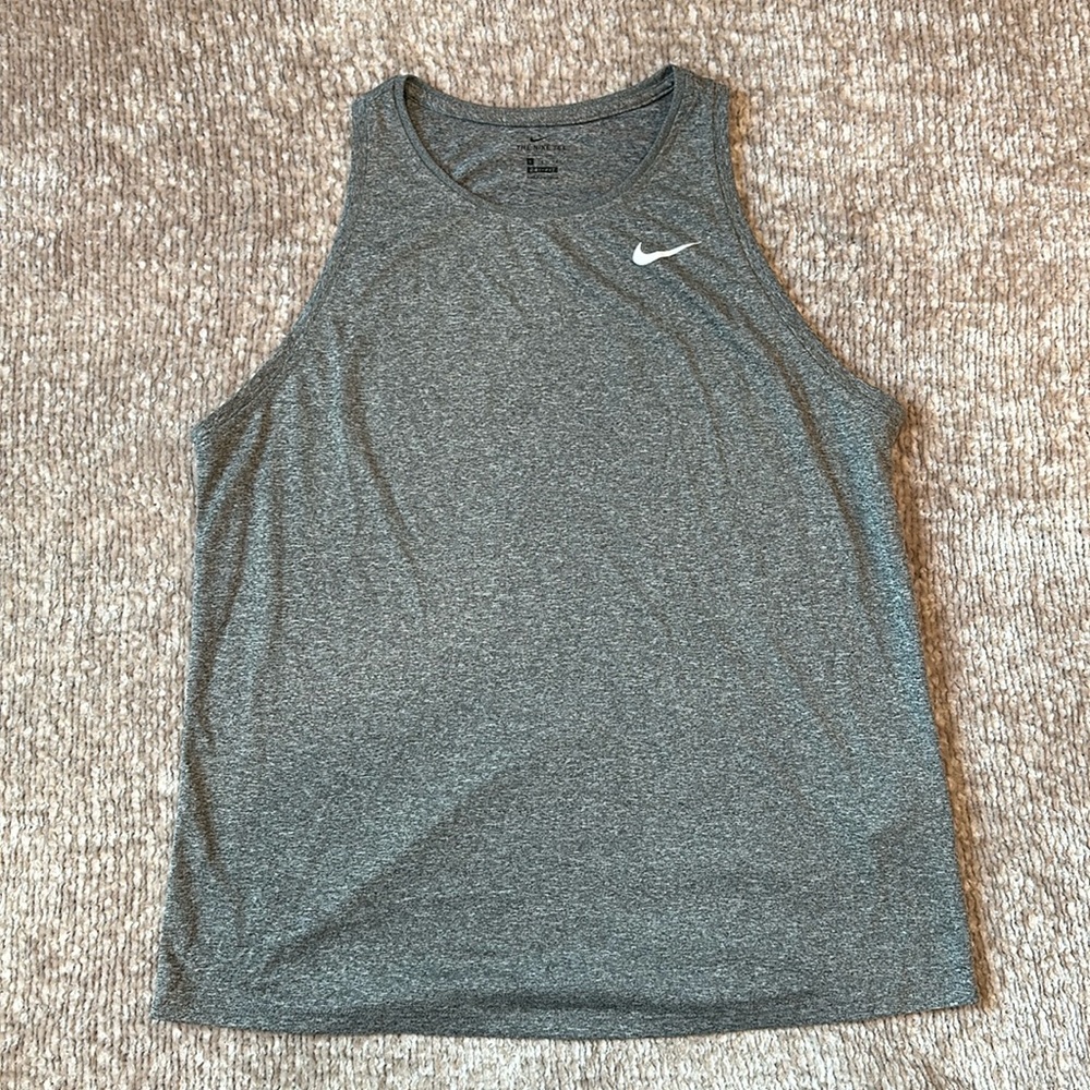 Nike Grey Racerback Tank Top